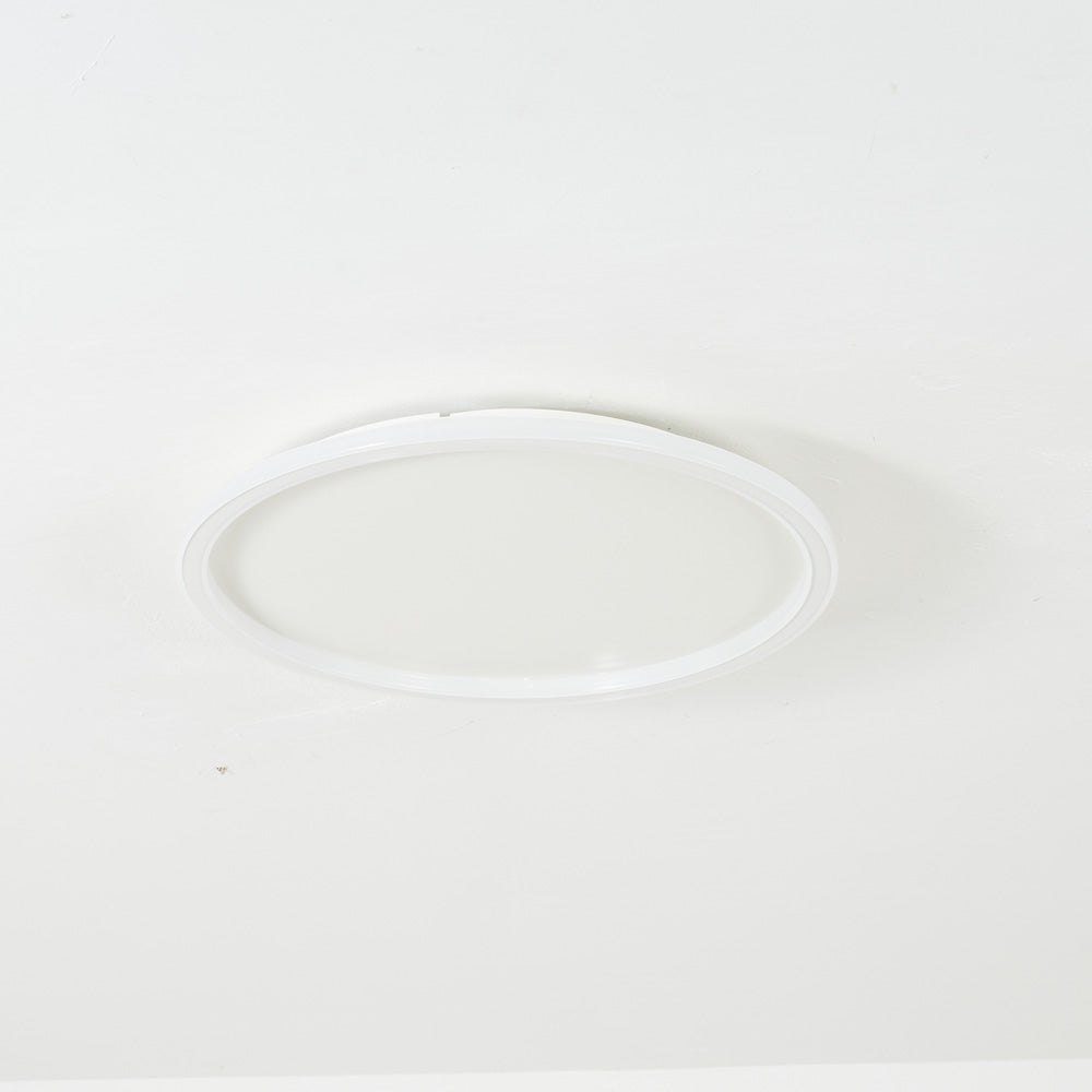 Moderne ronde LED plafondlamp Quinn van metaal/acryl