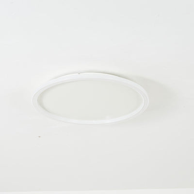 Moderne ronde LED plafondlamp Quinn van metaal/acryl