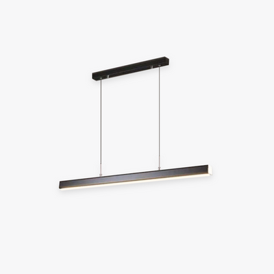 Edge Industriële LED Hanglamp Zwart Woonkamer Eettafel Metaal Acryl