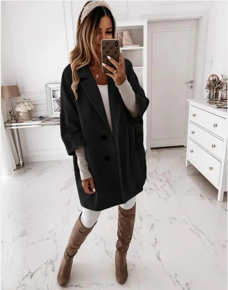 Chique losse trenchcoat voor dames