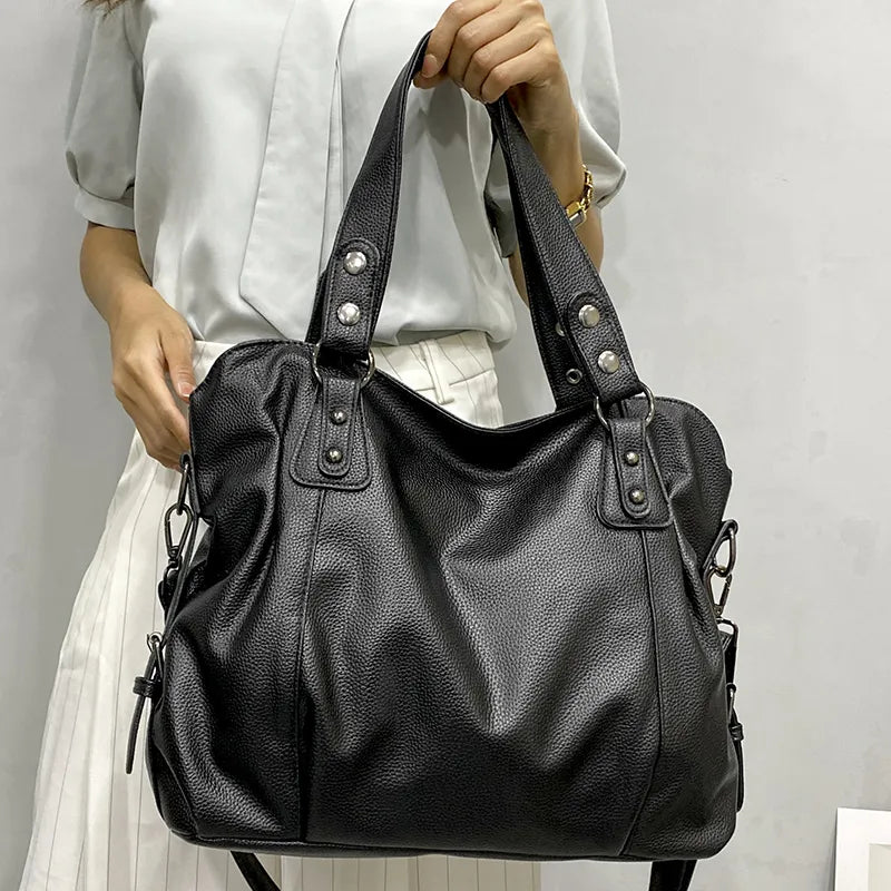 grand sac cabas pour les cours en similicuir