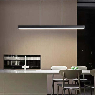 Edge Industriële LED Hanglamp Zwart Woonkamer Eettafel Metaal Acryl