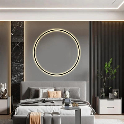 Moderne minimalistische ring LED wandlamp Luna