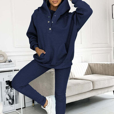 Comfortabel en casual herfstsweatshirt met capuchon voor dames