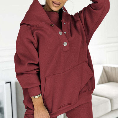 Comfortabel en casual herfstsweatshirt met capuchon voor dames